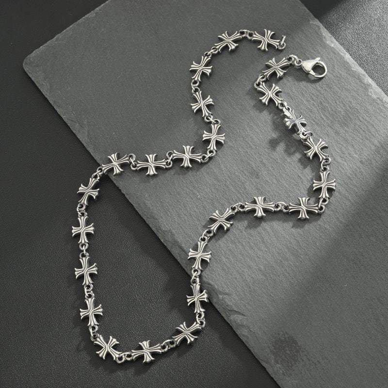 Cross Link Necklace