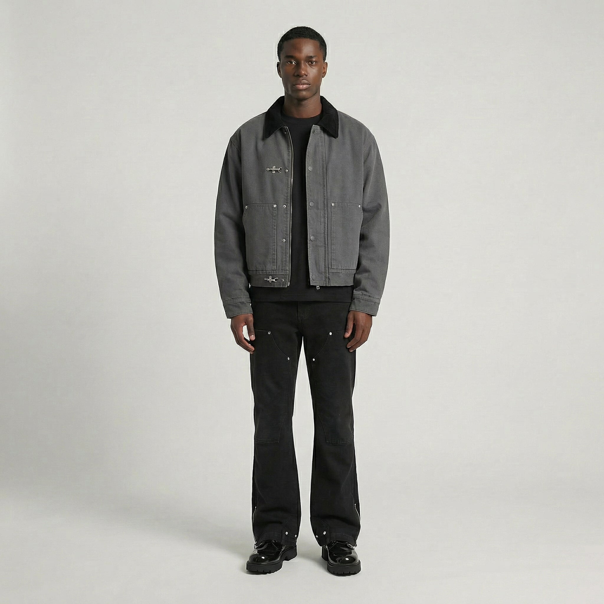 Upside Down Carpenter Denim (Black)