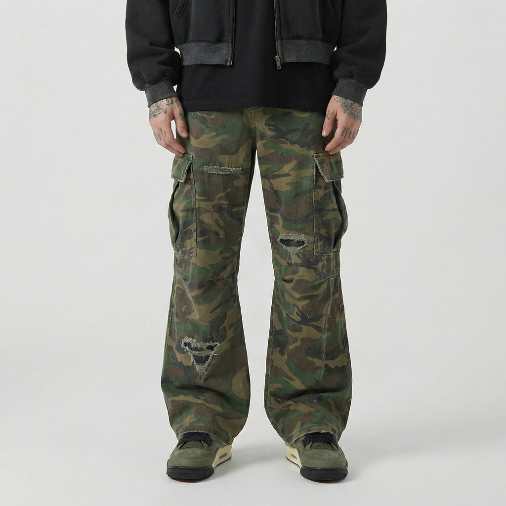 Warpath Camo Flare Cargo Pants
