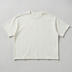 Raw Hem Boxy Tee (Off White)