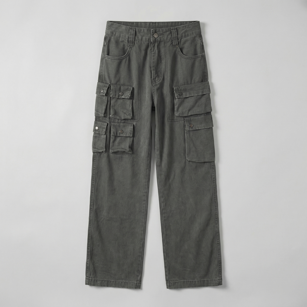 Heavy Essential Multi-Pocket Cargo Pants