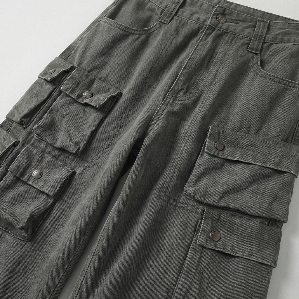 Heavy Essential Multi-Pocket Cargo Pants