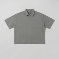 Boxy Polo (Light Grey)