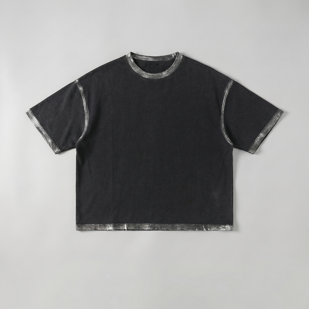 Distressed Painted Boxy Tee