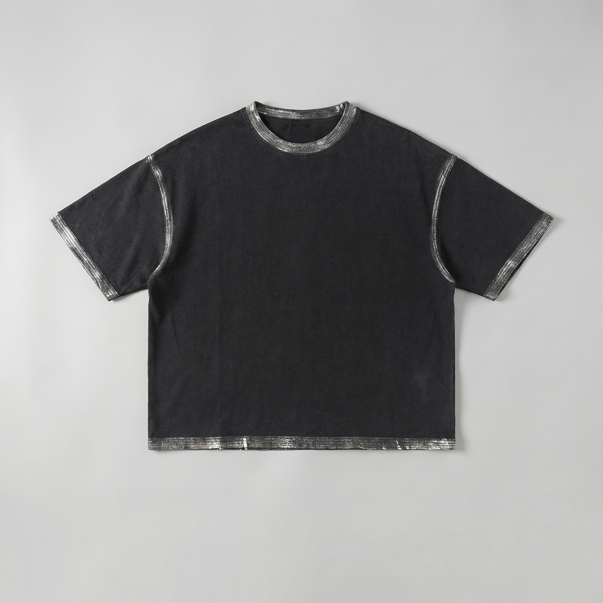 Distressed Painted Boxy Tee