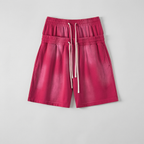 Core Double Waist Shorts (Red)