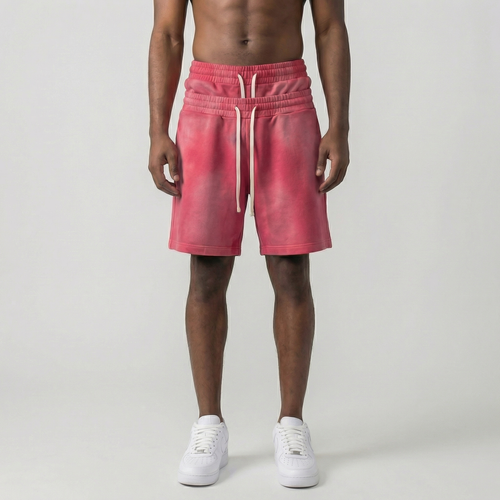Core Double Waist Shorts (Red)