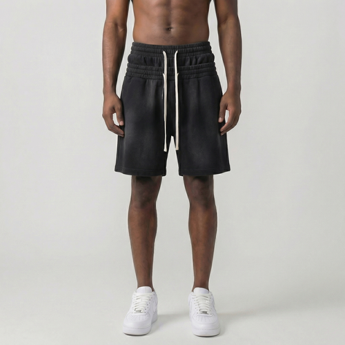 Core Double Waist Shorts (Black)