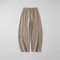 Washed Baggy Sweatpants (Khaki)