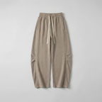Washed Baggy Sweatpants (Khaki)