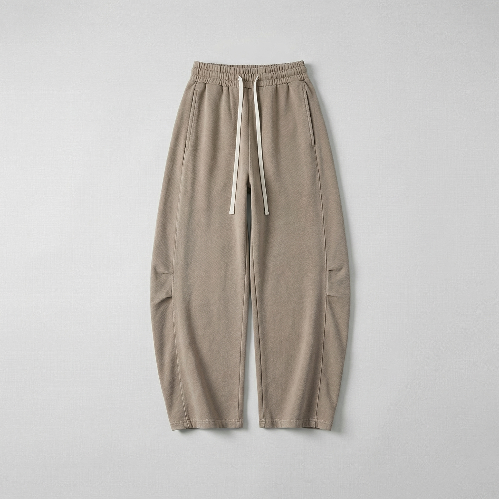 Washed Baggy Sweatpants (Khaki)