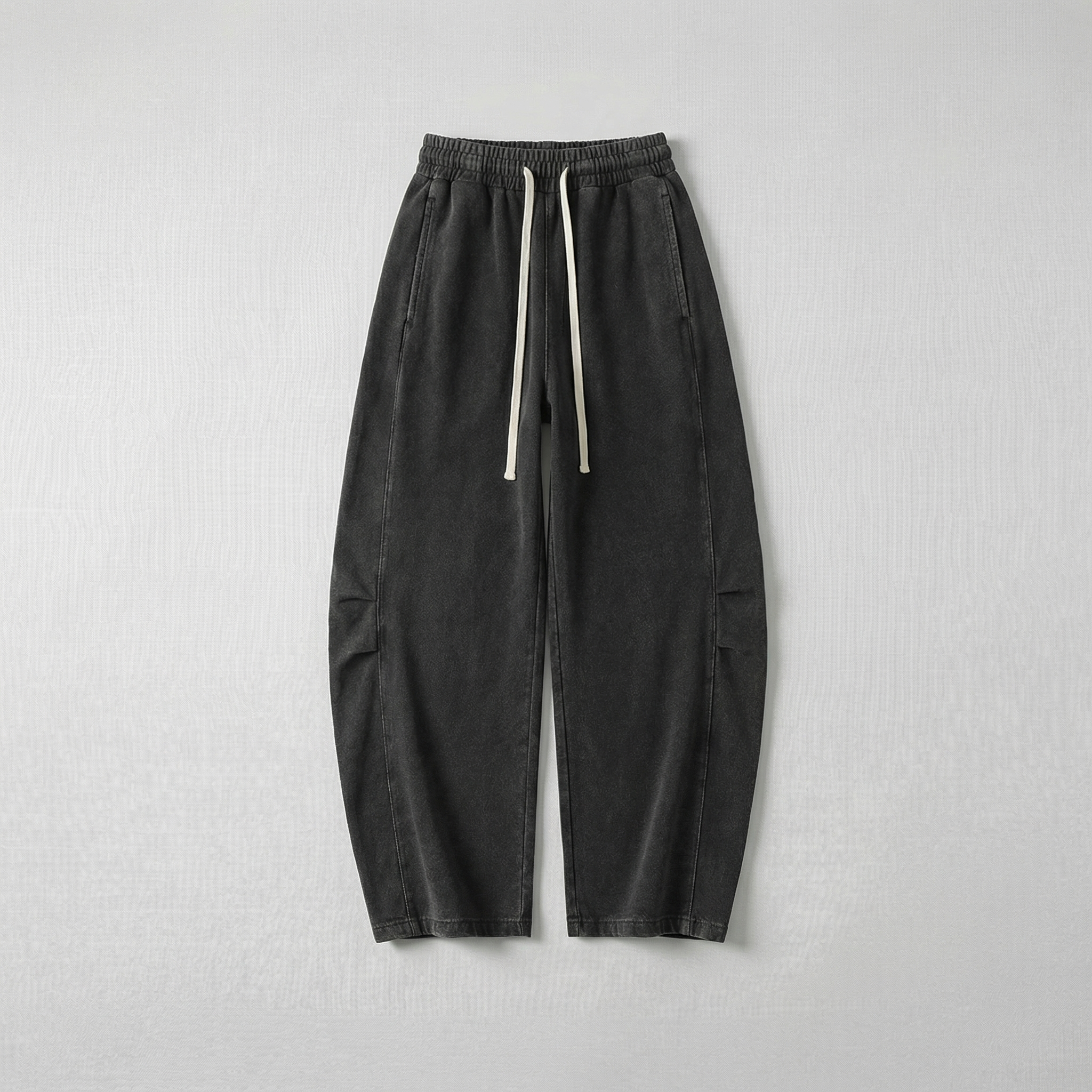 Washed Baggy Sweatpants (Black)