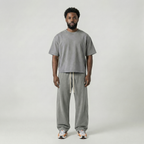 Washed Cropped Tee (Grey)