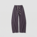 Washed Baggy Sweatpants (Plum)